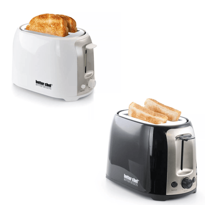 Better Chef Deluxe Cool Touch Wide-Slot 2-Slice Toaster with Stainless Accents