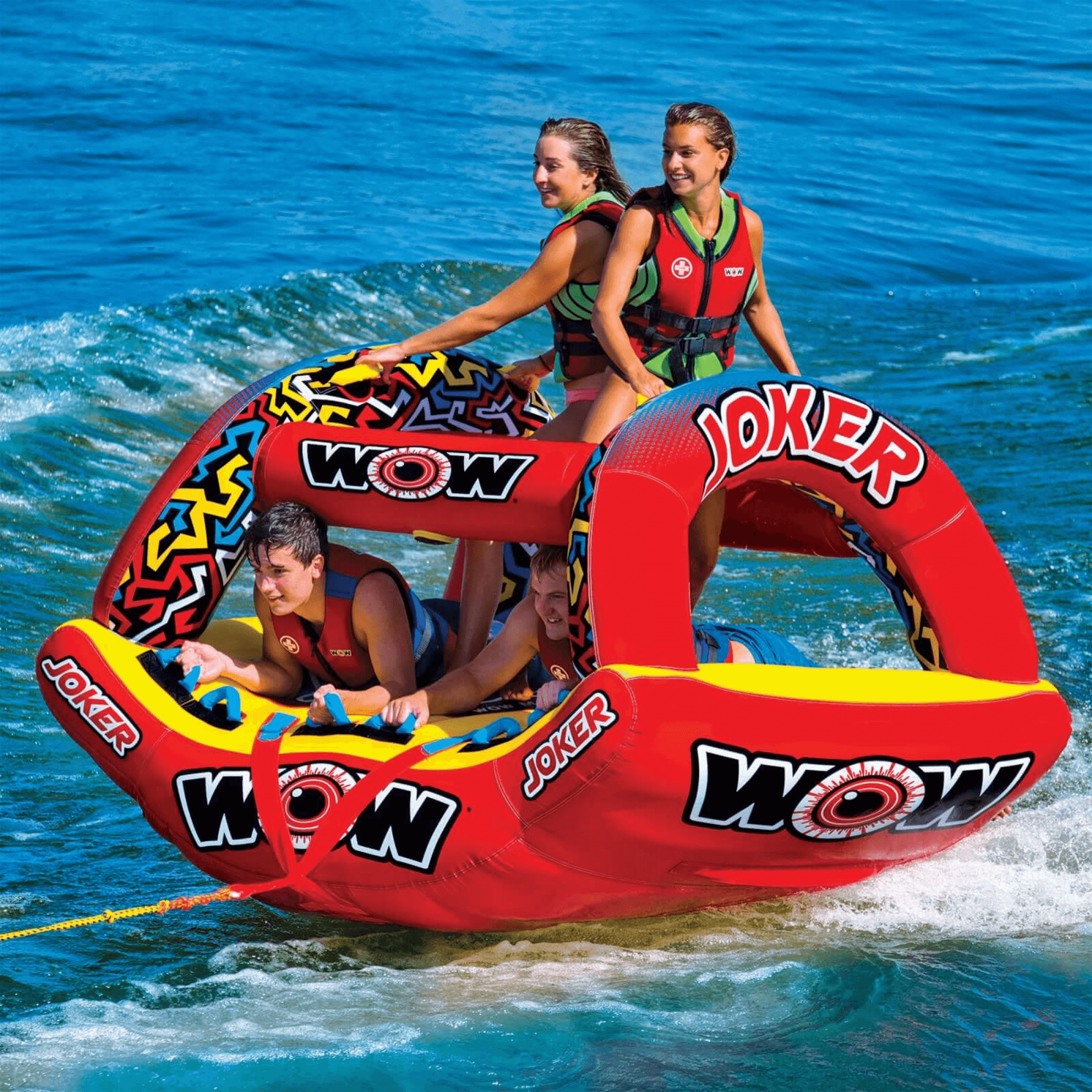 WOW Watersports Joker 3-Person Towable with Power Tower and Handles