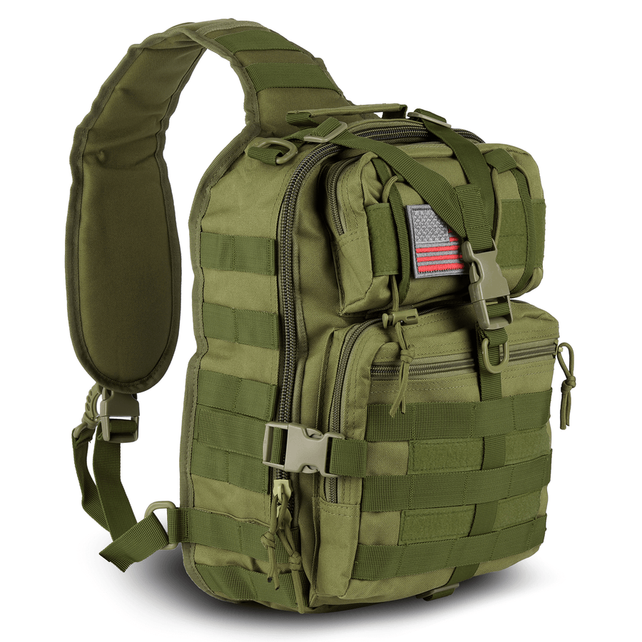 XGear Tactical 14L Range Sling Bag Backpack with Adjustable Strap