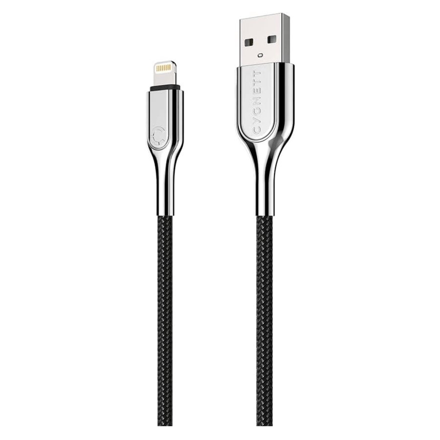 Cygnett Armoured Lightning to USB-A Braided Fast Charging Cable 1M Flexible