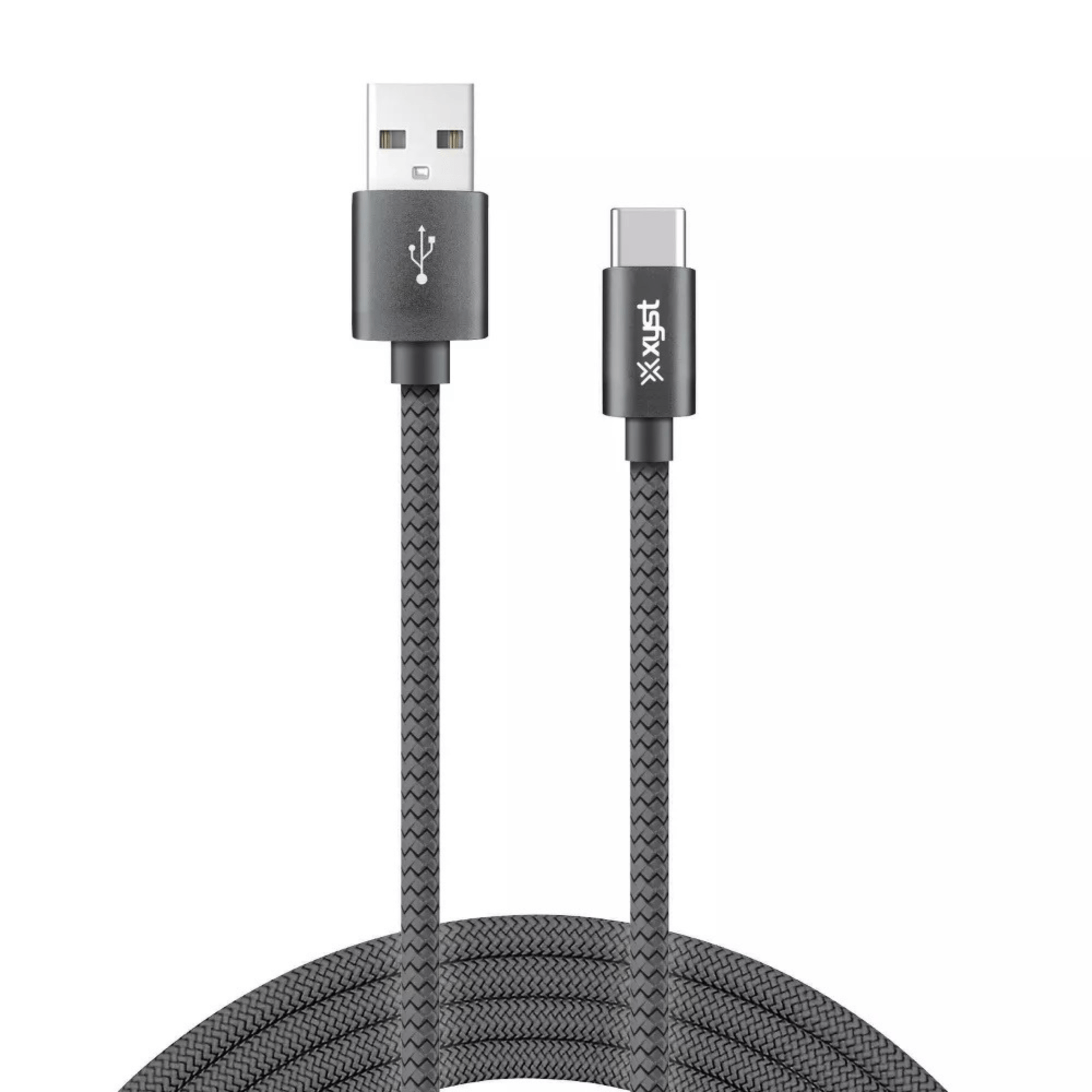 Xyst Charge and Sync USB to USB-C Braided Cable 10Ft