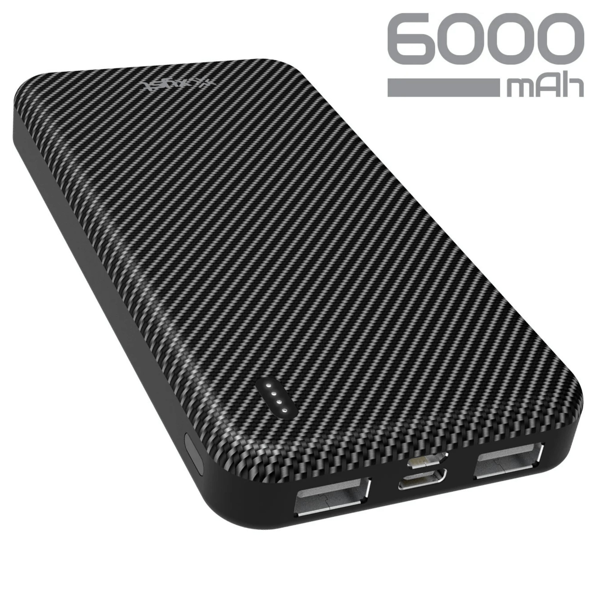 Xyst Slim 6000mAh Dual USB Power Bank