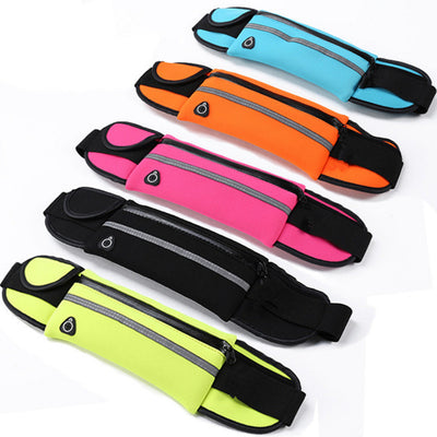 Sports Running Belt and Travel Fanny Pack for Jogging, Cycling and Outdoors with Water Resistant Pockets