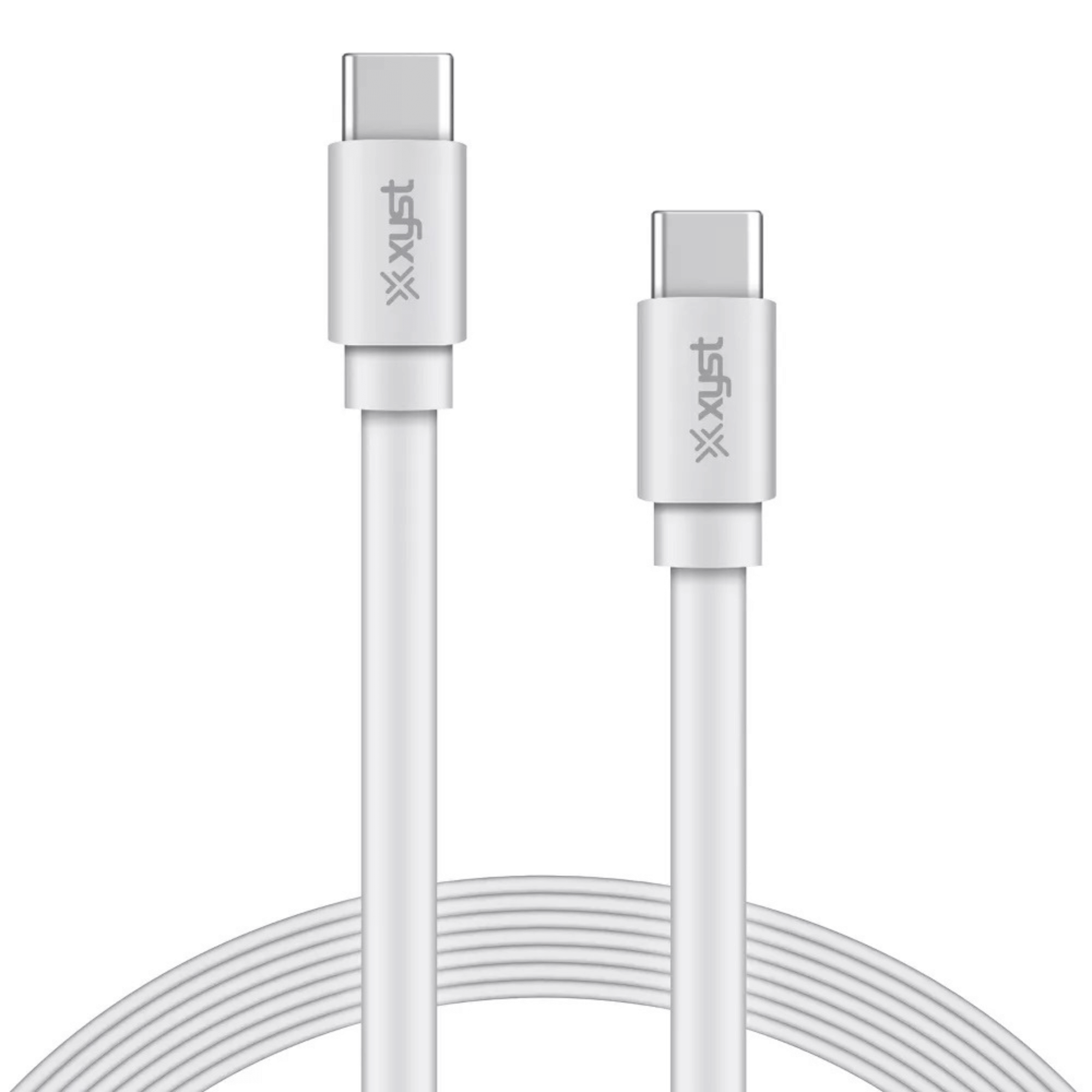 Xyst Flat USB-C to USB-C Charge and Sync Cable 4Ft