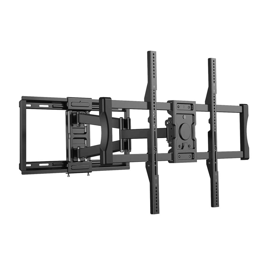 ErgoAV Motion Mount with Dual Arms for TVs 49" to 90"