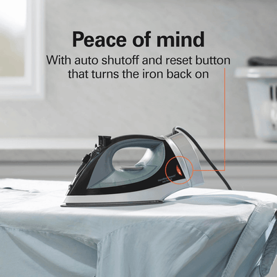 Hamilton Beach Non-Stick Clothes Iron with Retractable Cord