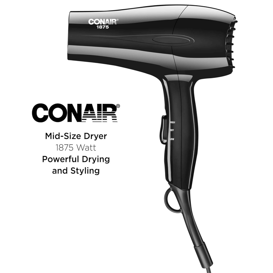 Conair 1875W Mid-Size 2-Speed Ceramic Hair Dryer