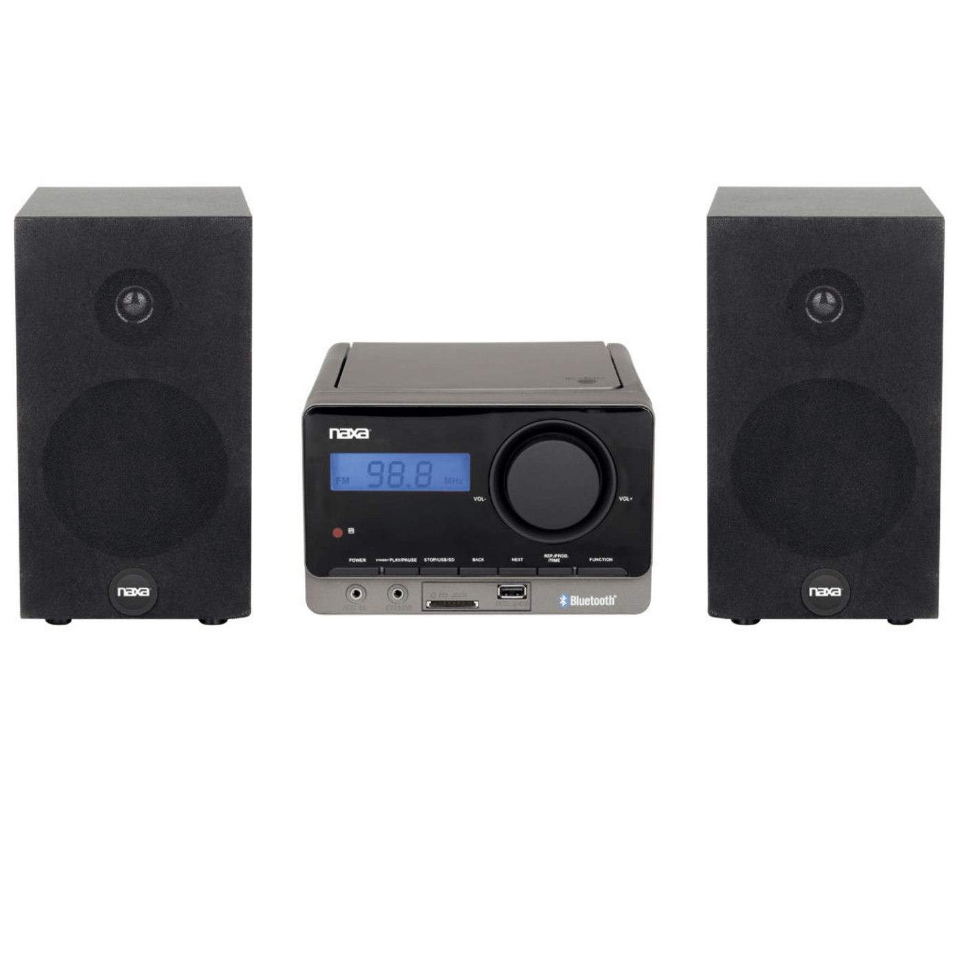 Naxa MP3 Microsystem with Bluetooth - Refurbished