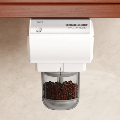 Black & Decker Under the Counter Spacemaker Combo Coffee Grinder and Mini Food Processor