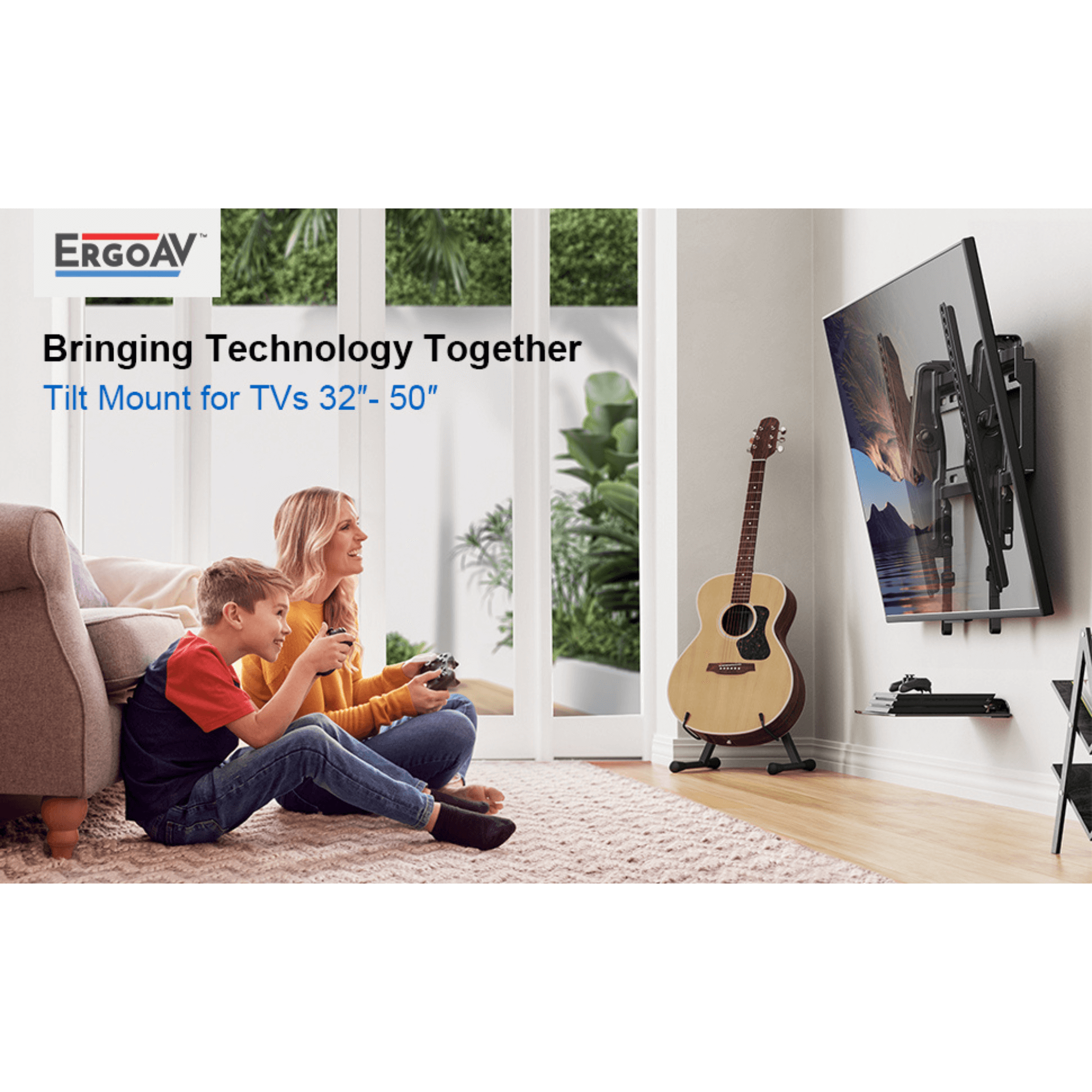 ErgoAV Tilt Mount for TVs 32" to 55"