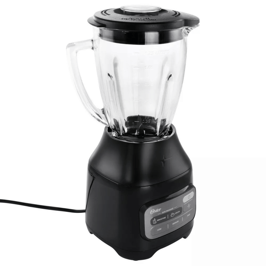 Oster 3-Speed 800W One-Touch Control Glass Jar Blender with Auto Program