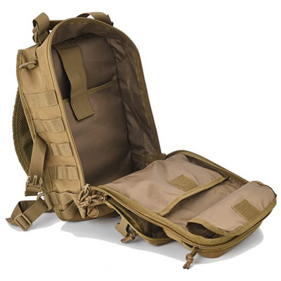 Tactical Military Sling Backpack 15L Shoulder Bag Molle Outdoor Daypack Backpack with Adjustable Strap