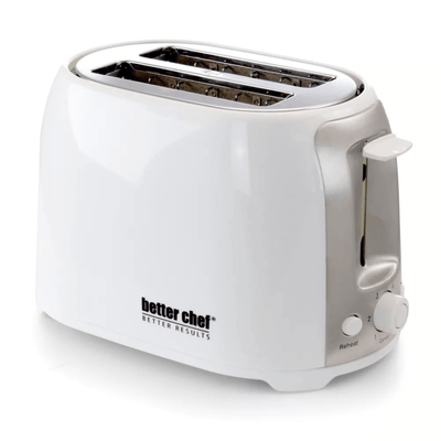 Better Chef Deluxe Cool Touch Wide-Slot 2-Slice Toaster with Stainless Accents