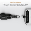 HyperGear TECHcessories Black Braided Rope Universal Crossbody Phone Strap