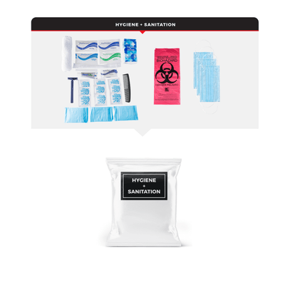 WSK Essential Survival Kit for Up To 2 People plus Rolling Bag