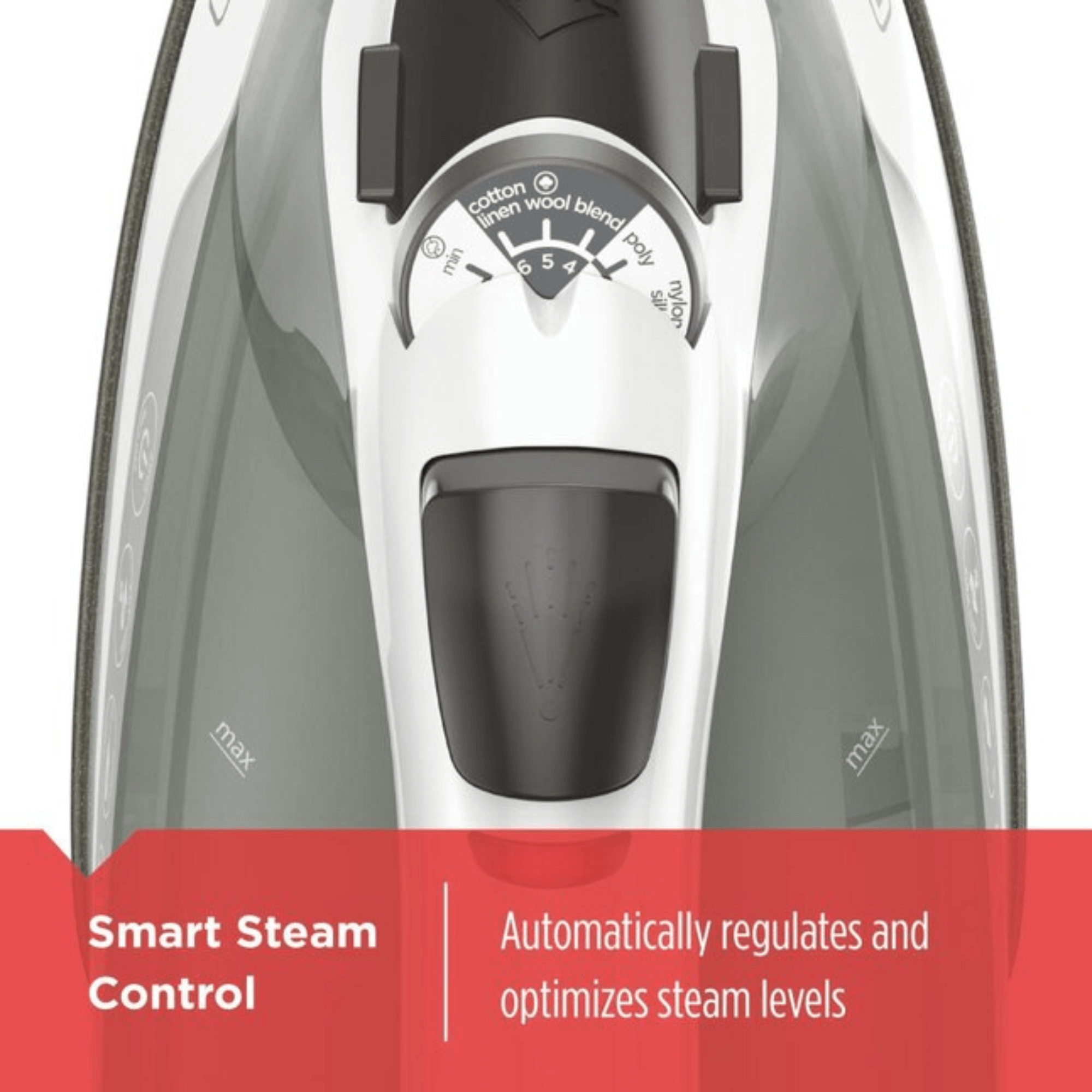 Black & Decker Easy Steam TrueGlide Nonstick SmartSteam Compact Iron - REFURBISHED