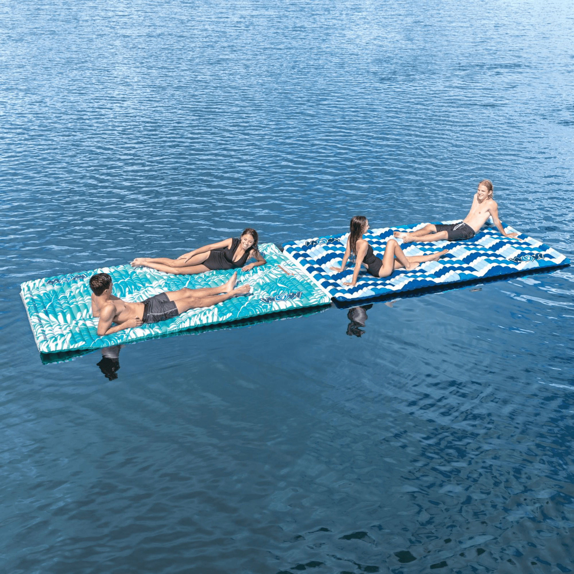 WOW Watersports Teal Palm Leaves Water Walkway