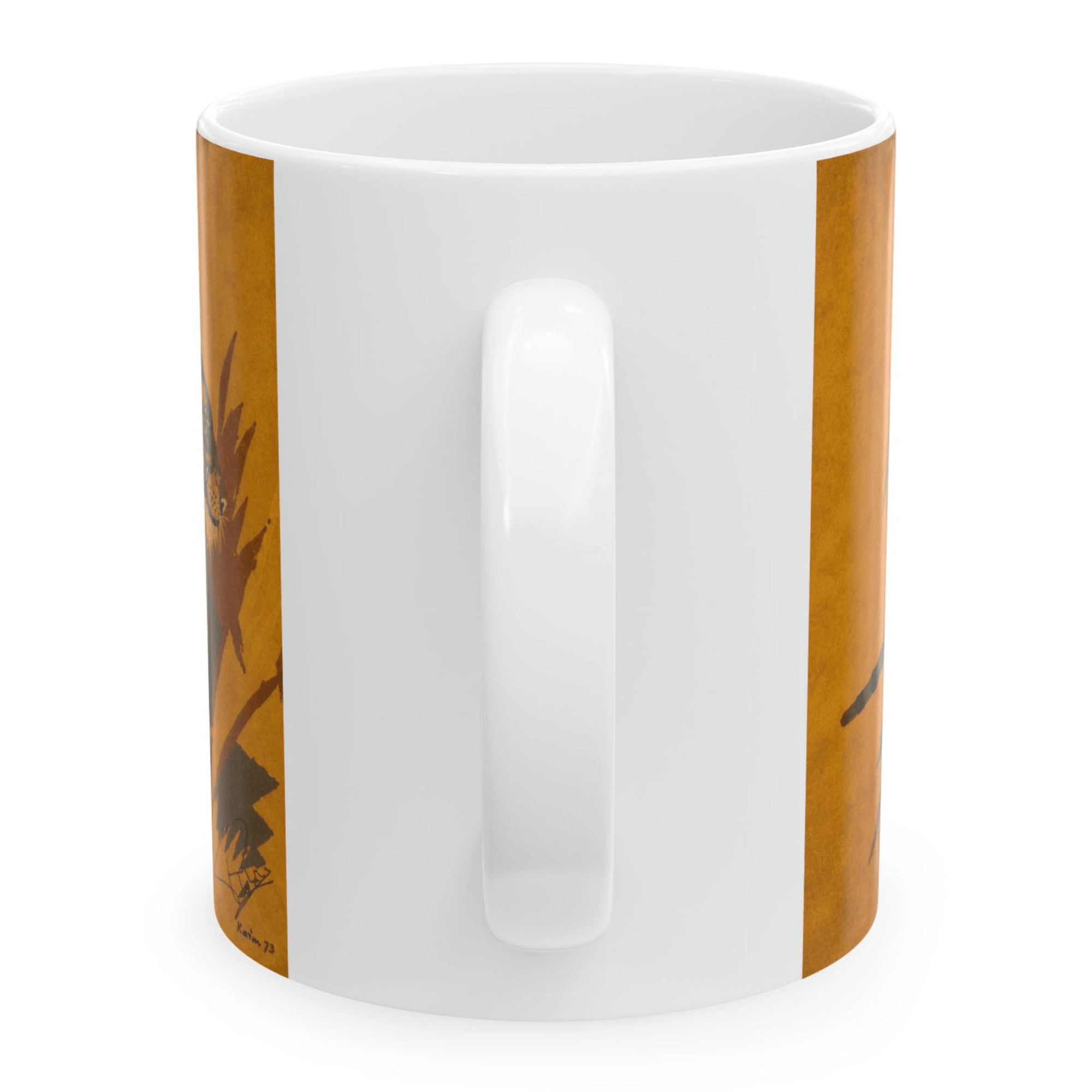 PimsArt Majestic Tiger Illustration Mug From Original Painting
