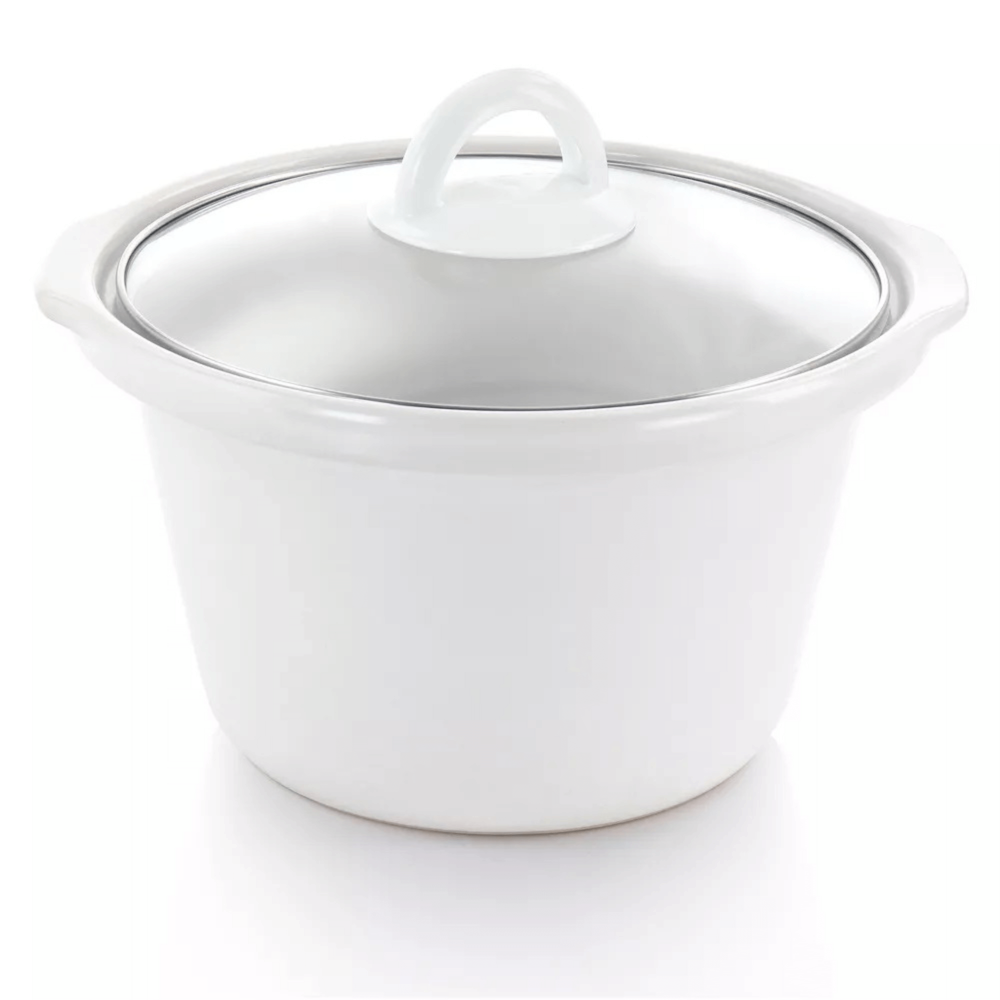 Better Chef 3-Quart Round Slow Cooker with Removable White Crock