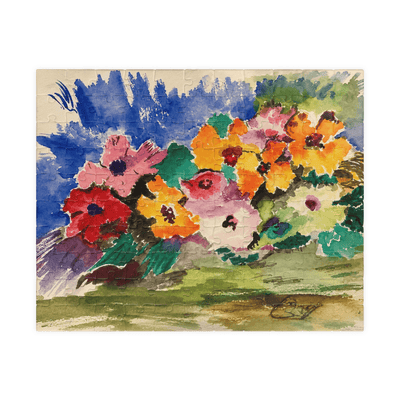PimsArt Spring Garden Flower Bouquet Jigsaw Puzzle From Original Painting