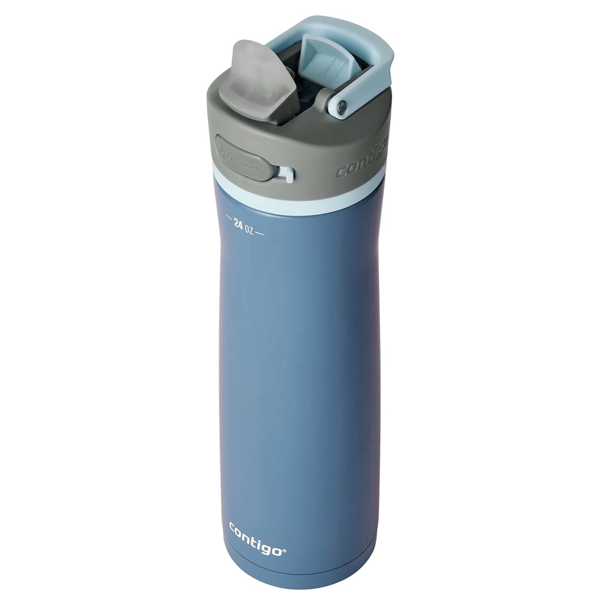 Contigo Wells Chill Stainless Steel 24oz Water Bottle with Autospout Straw Lid and Filter