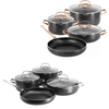 Korkmaz Galaksi 7 Piece Non Stick Aluminum Cookware Set