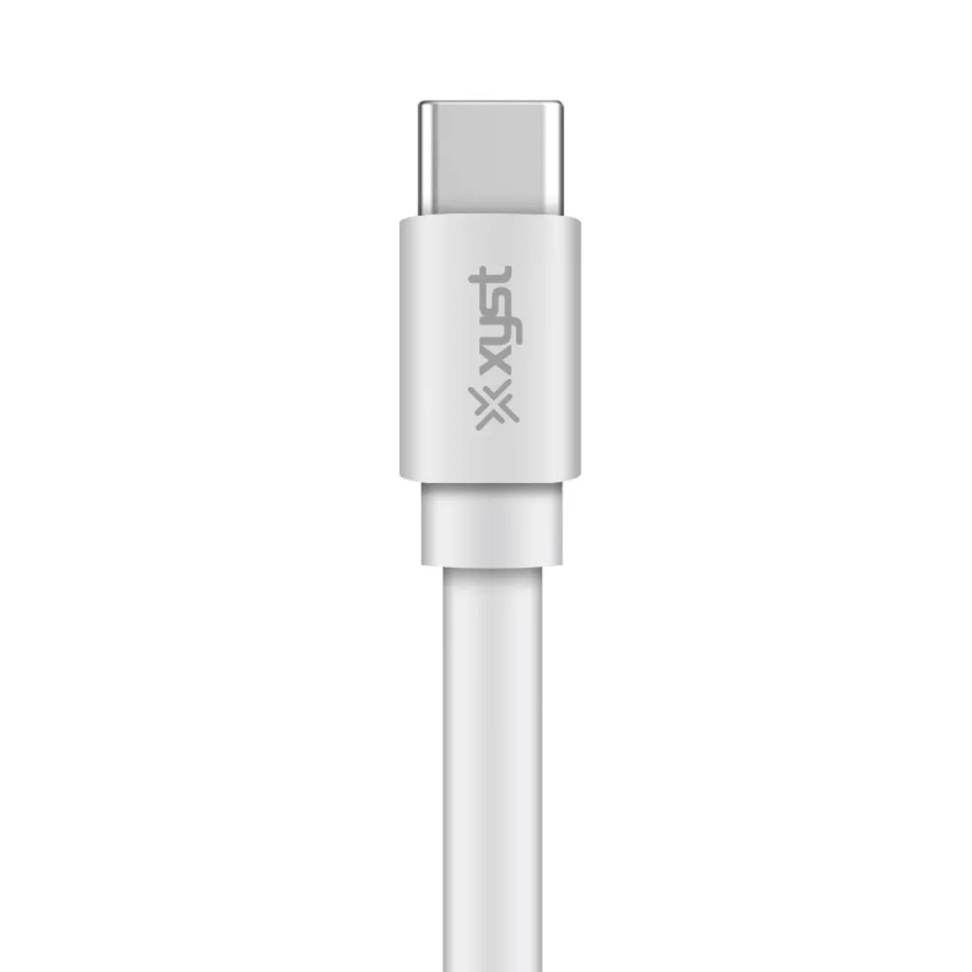 Xyst Flat USB-C to USB-C Charge and Sync Cable 4Ft