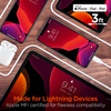 HyperGear USB to MFi Lightning Rounded Cable 3ft Bulk 200pc Pack