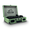 Victor Metro Plus Portable Dual Bluetooth Suitcase Turntable