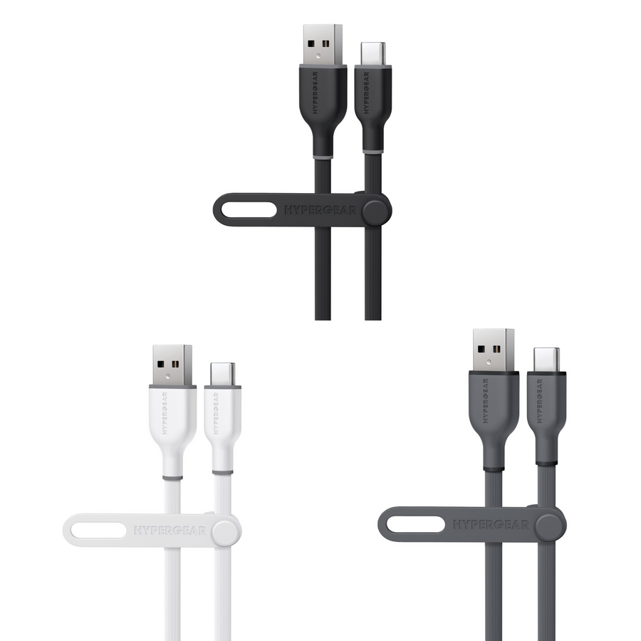 HyperGear Flexi PRO USB to USB-C Cable 10ft