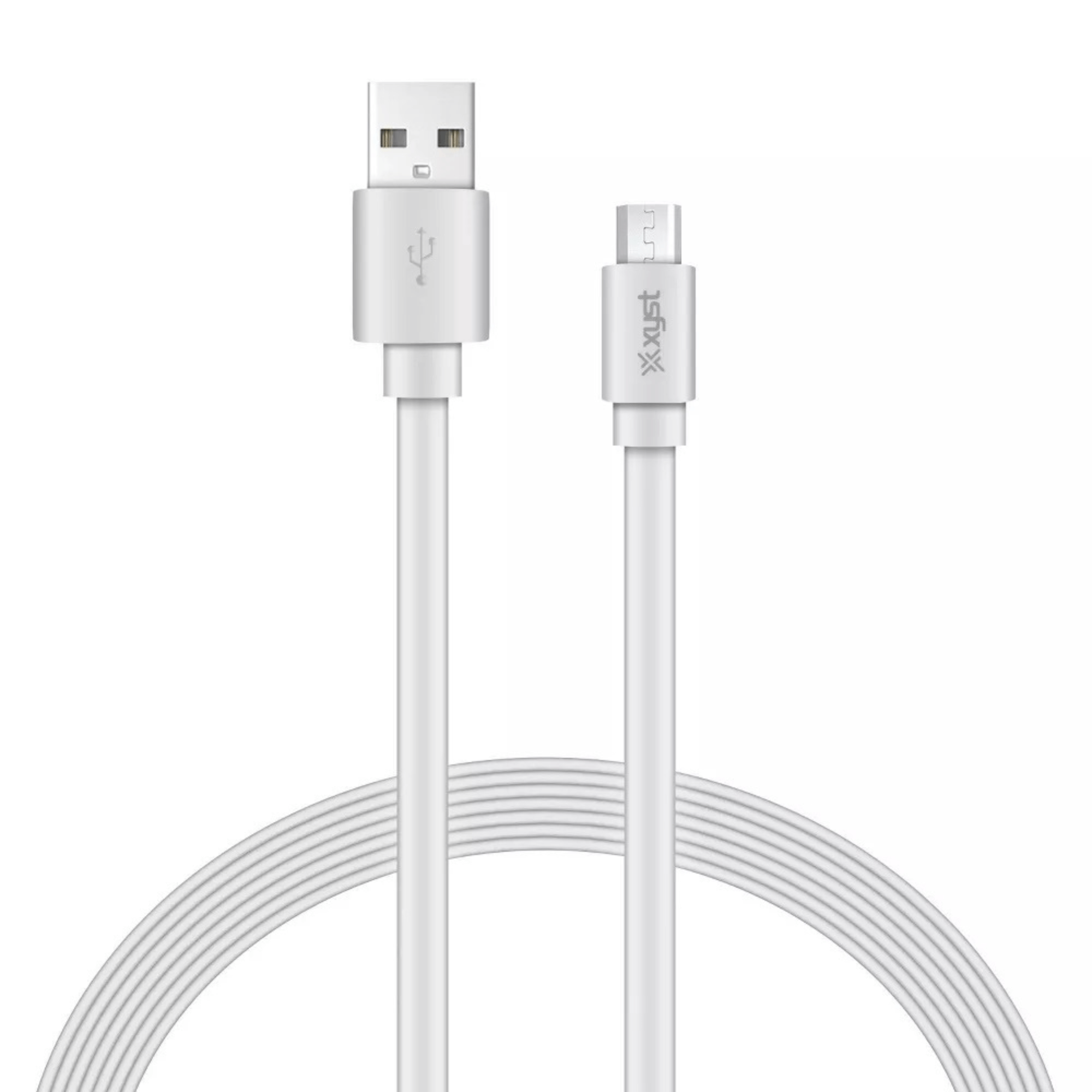 Xyst Charge and Sync USB to Micro USB Flat Cable 4Ft