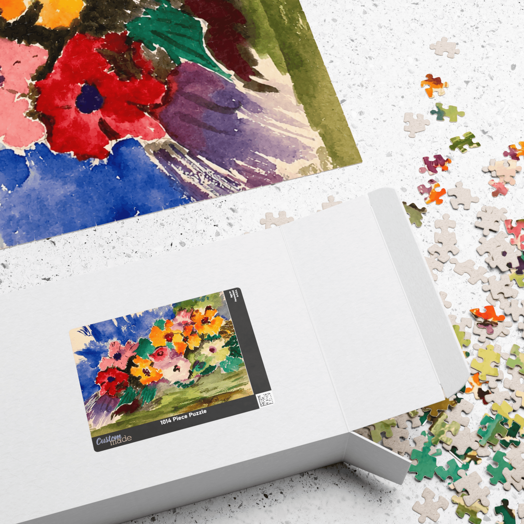 PimsArt Spring Garden Flower Bouquet Jigsaw Puzzle From Original Painting