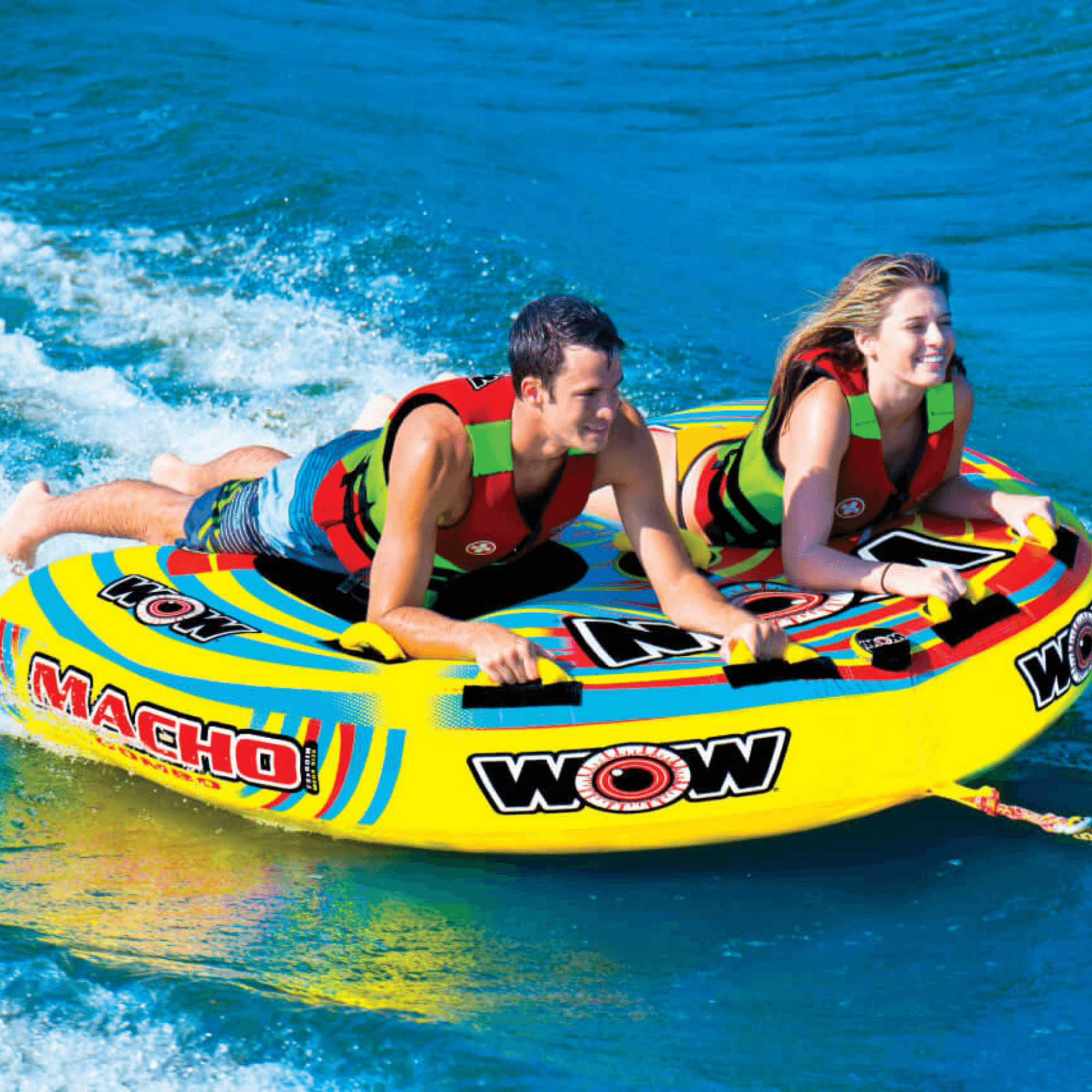 WOW Watersports Macho Towable Water Tube with  Multiple Riding Positions