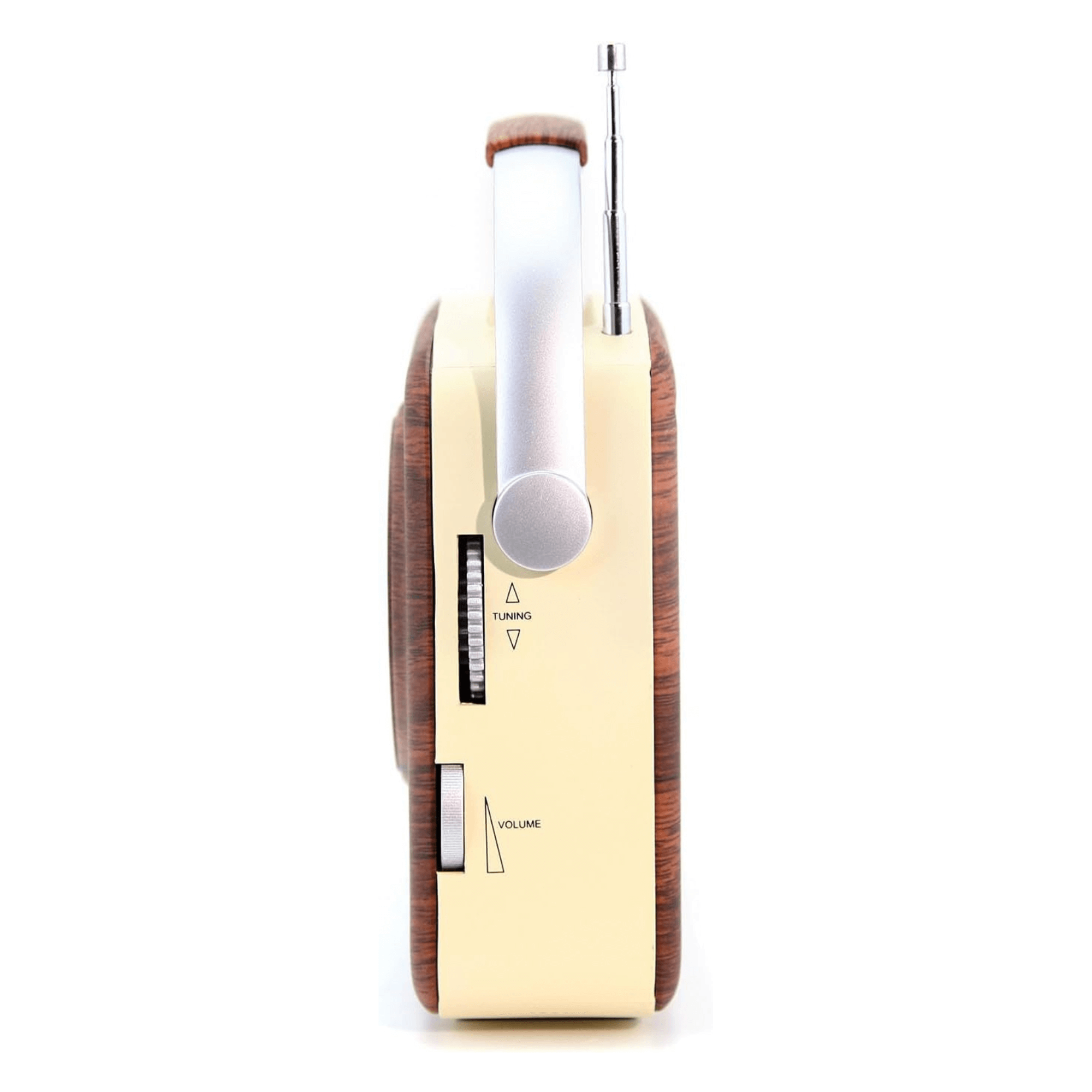 Emerson Portable Retro Radio with Built-In Rechargeable Battery and Memory Set