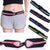 Dual Pocket Running Belt Sports and Travel Fanny Pack for Jogging, Cycling and Outdoors with Water Resistant Storage Pockets - Slim, Adjustable and Elastic to Hold Cell Phones, ID and Keys.