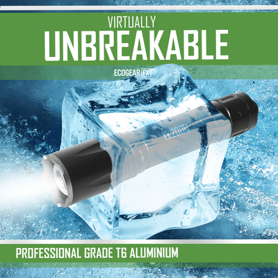 EcoGear FX TK2000 USB Rechargeable LED Tactical Flashlight