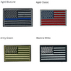 Tactical USA Flag Patch with Detachable Backing