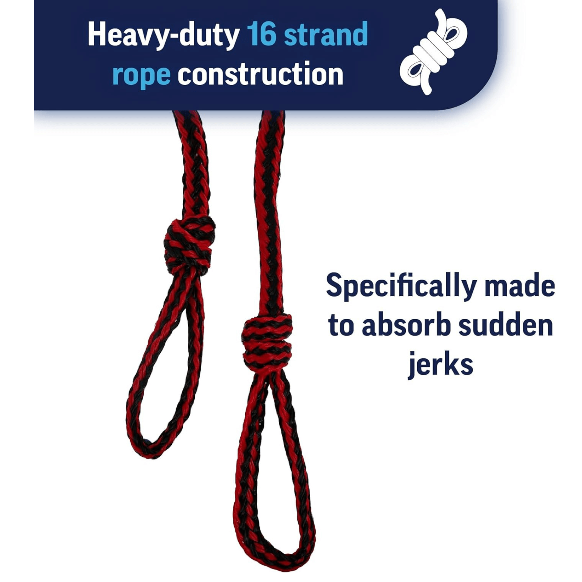 WOW Watersports 50ft Bungee Tow Rope