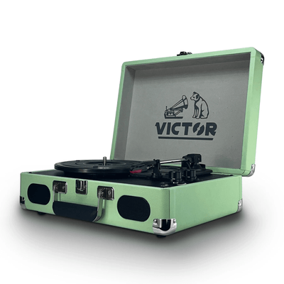 Victor Metro Plus Portable Dual BT Suitcase Turntable Mint - Refurbished