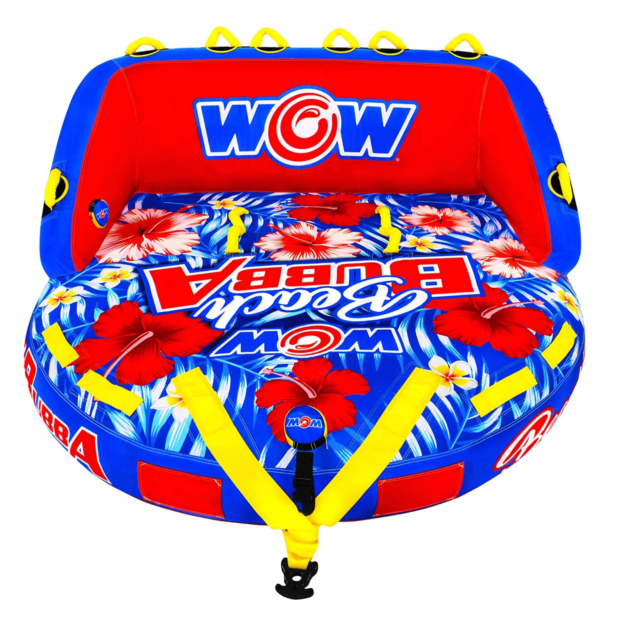 WOW Watersports Beach Bubba 3 Person 3P Towable w Webbing Foam Handles