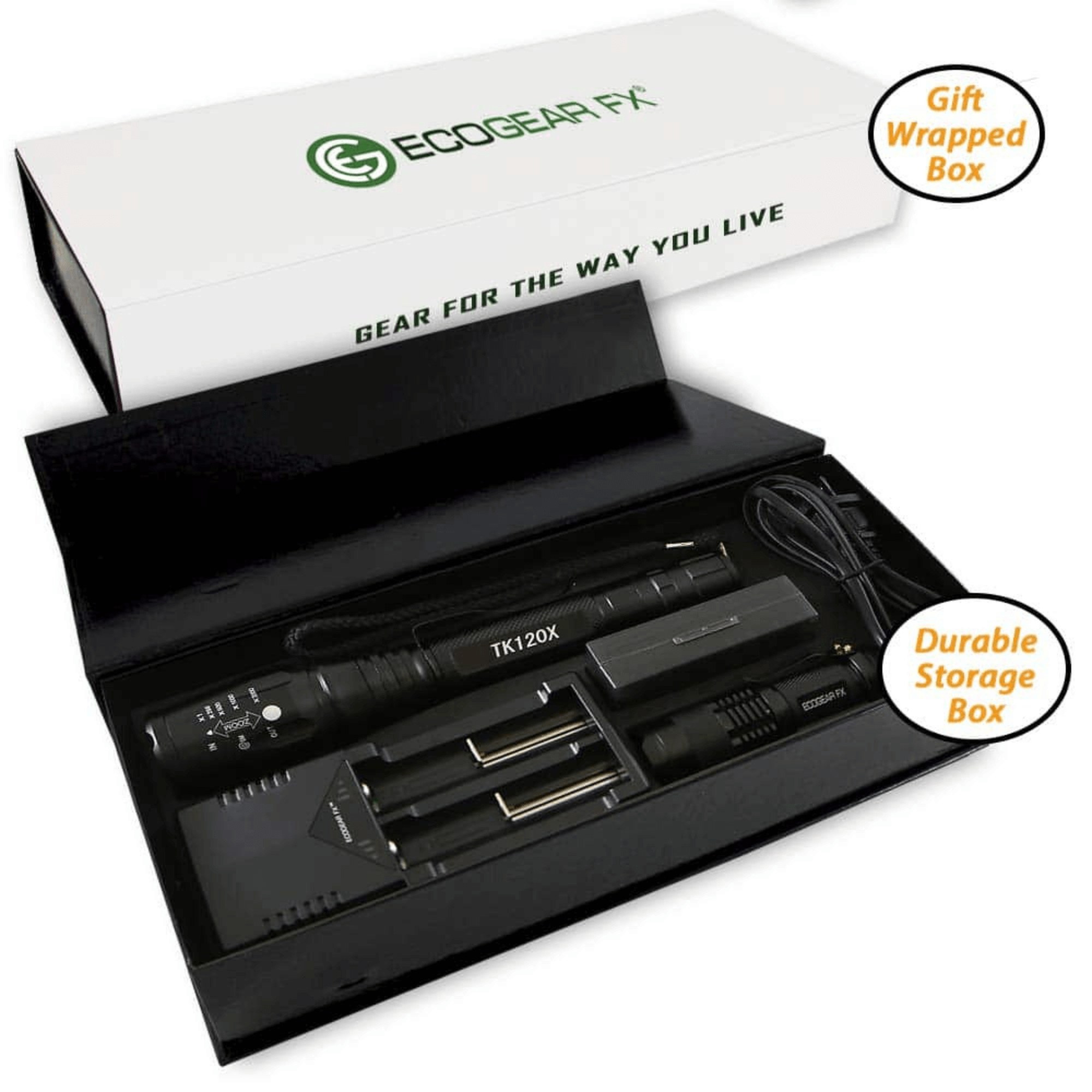 EcoGear FX TK120X LED Flashlight Kit