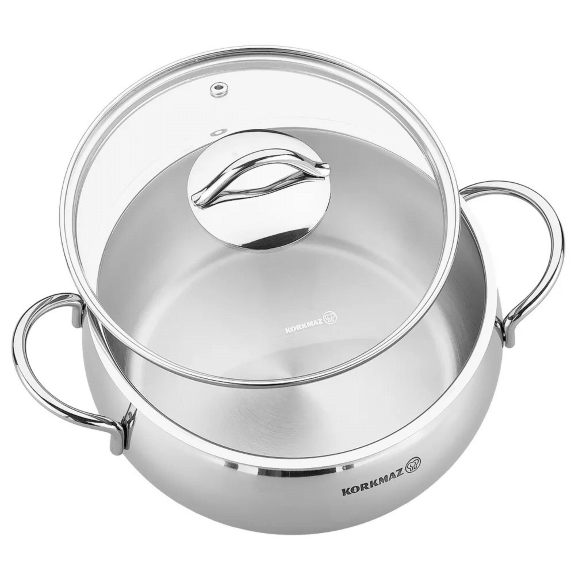 Korkmaz Tombik 2.5L Stainless Steel Casserole Dish with Lid