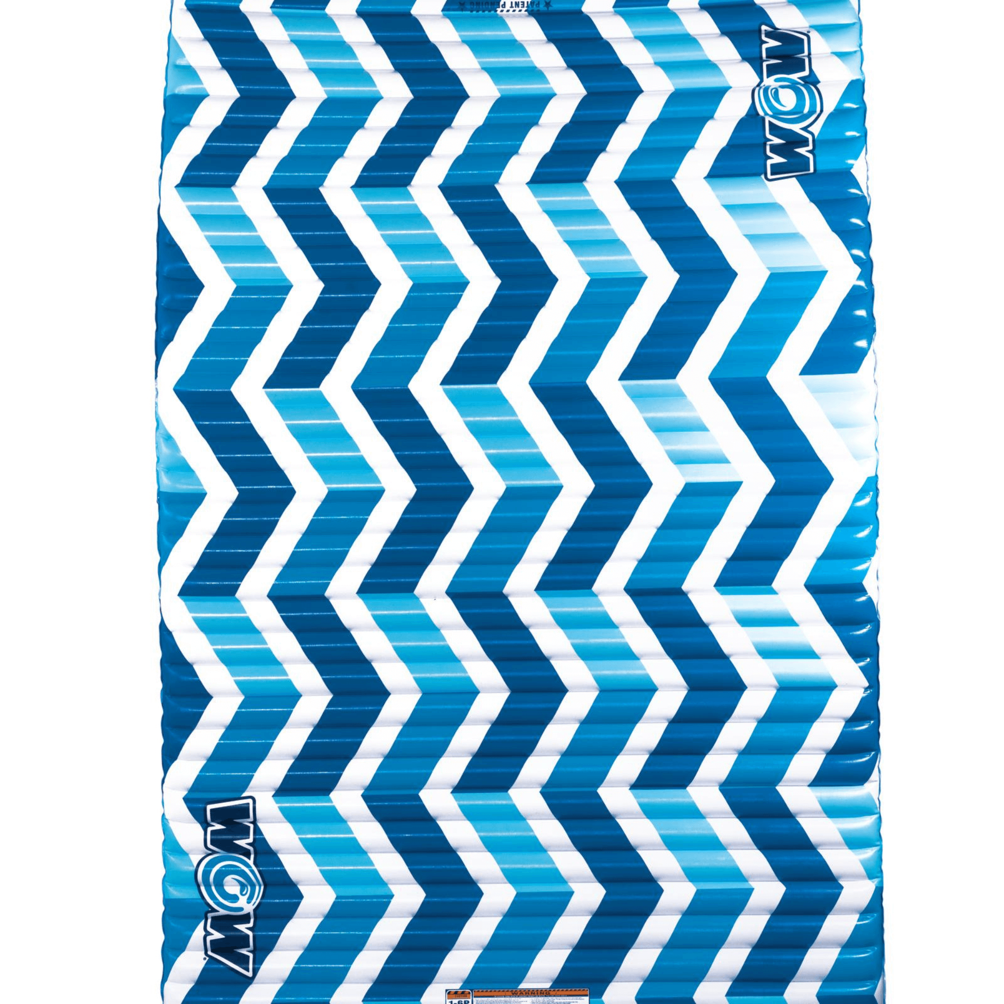 WOW Watersports Blue Chevron Water Walkway, Connects by Zipper