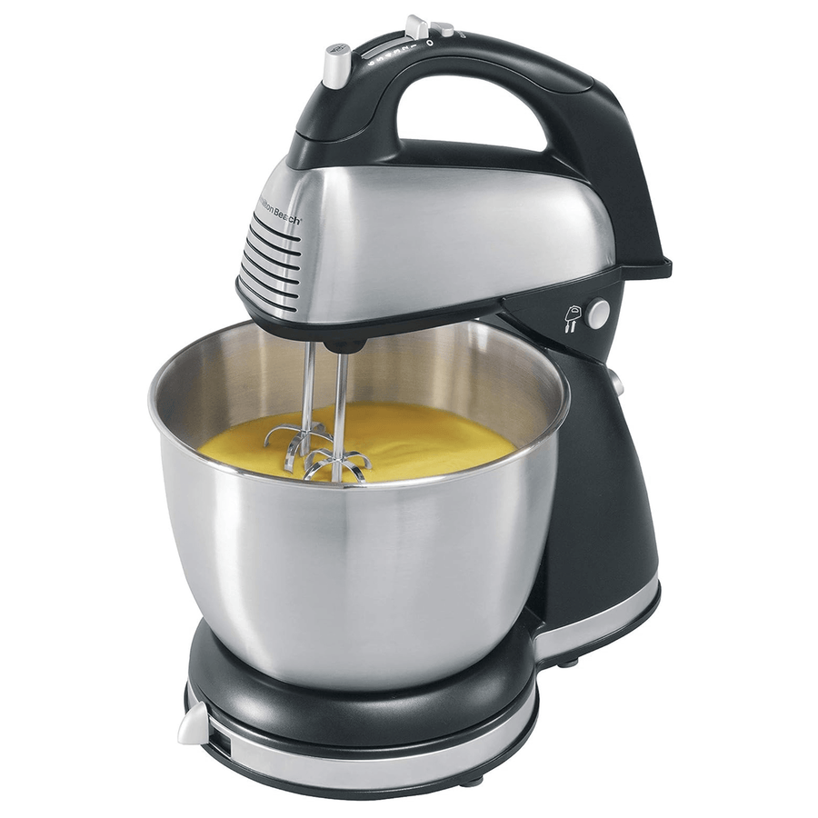 Hamilton Beach Classis Hand and Stand Mixer with Stainless Steel Bowl