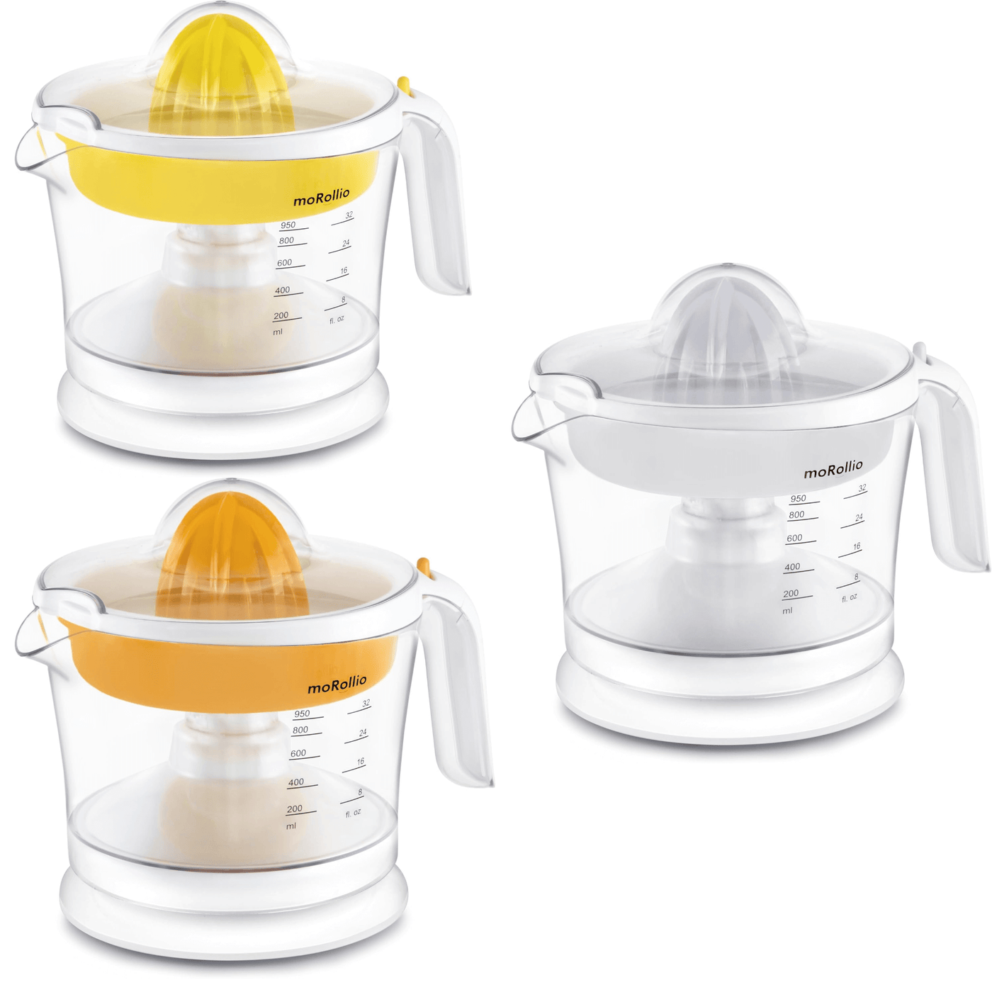 moRollio Compact 32oz Electric Citrus Juicer