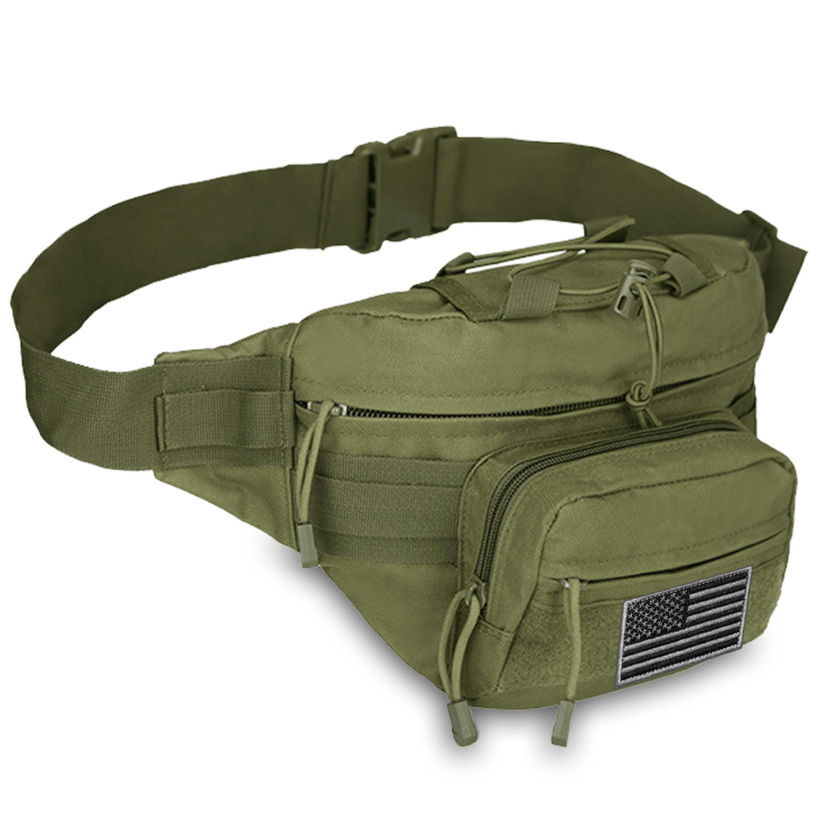 XGear Tactical Hunting Fanny Pack with USA Flag Patch