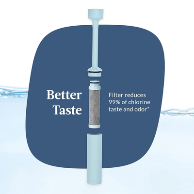 Contigo Wells Chill Stainless Steel 24oz Water Bottle with Autospout Straw Lid and Filter