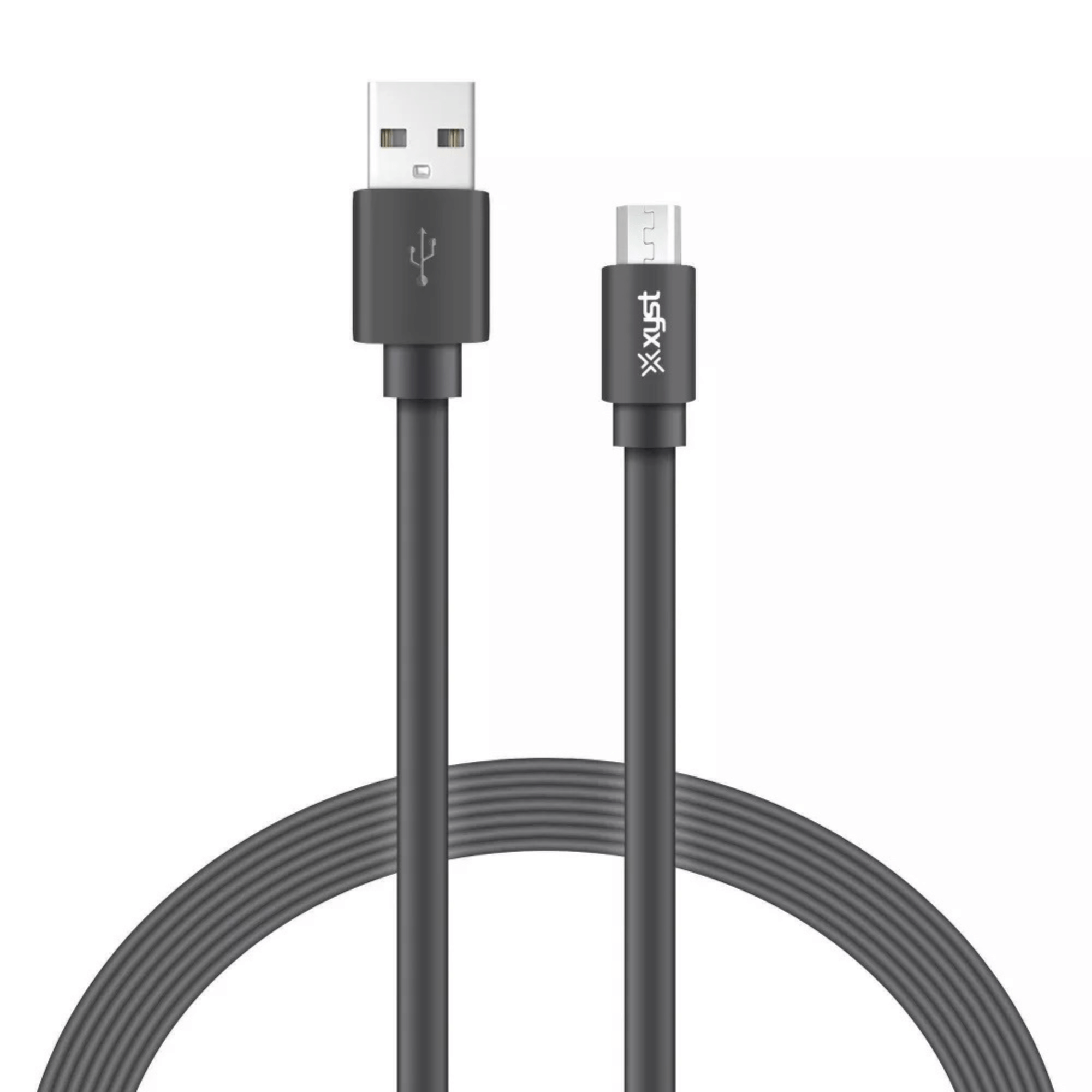 Xyst Charge and Sync USB to Micro USB Flat Cable 4Ft