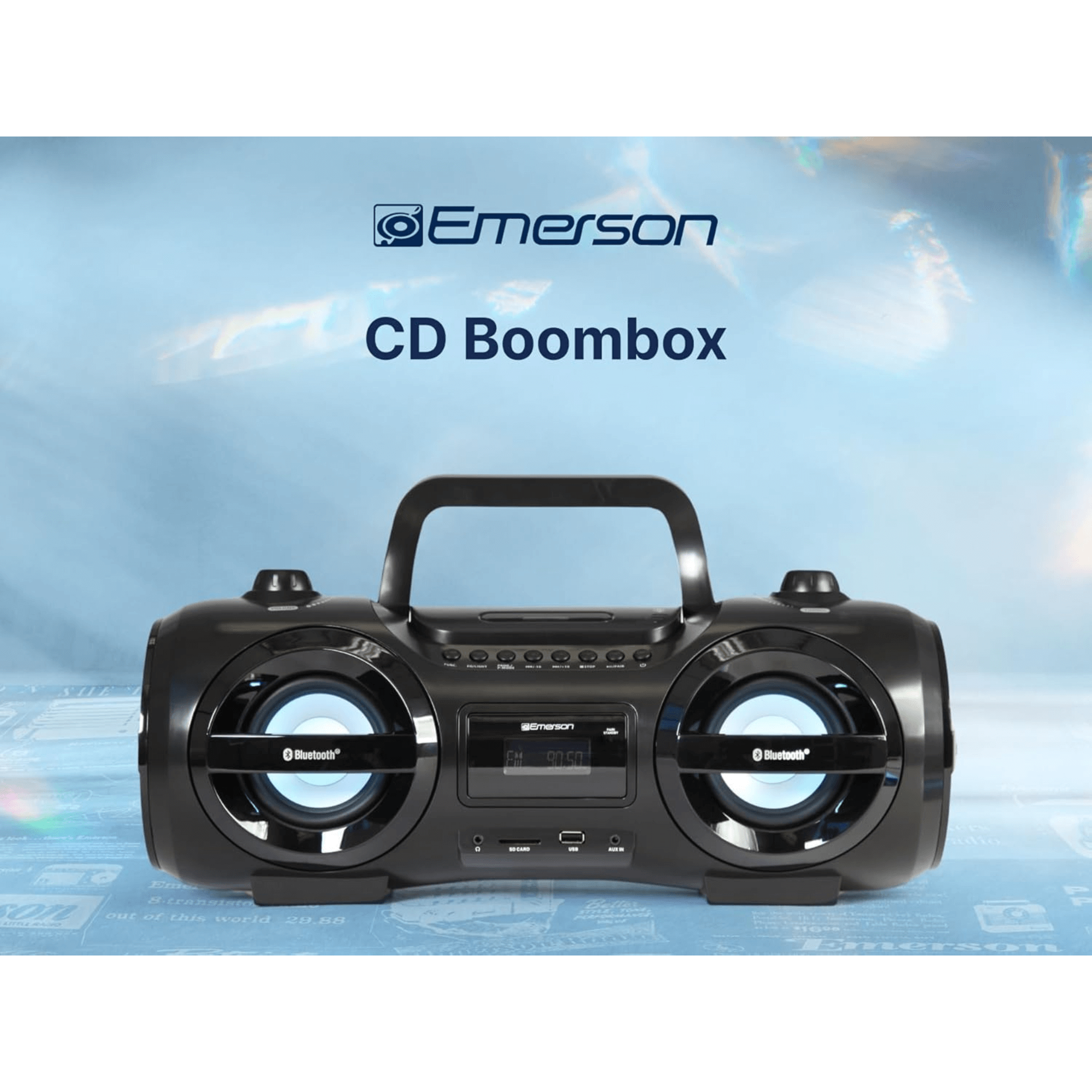 Emerson Retro Portable CD Boombox