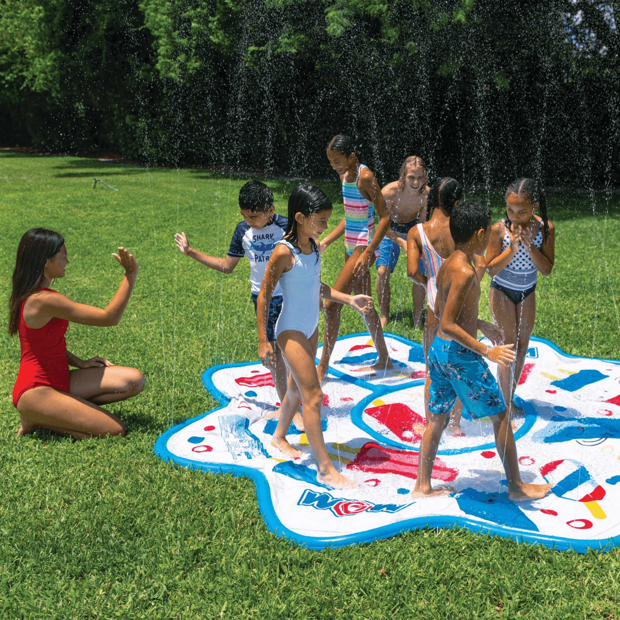 WOW Watersports Popsicle 10ft Octagonal Spray Pad, Connects to Standard Hose
